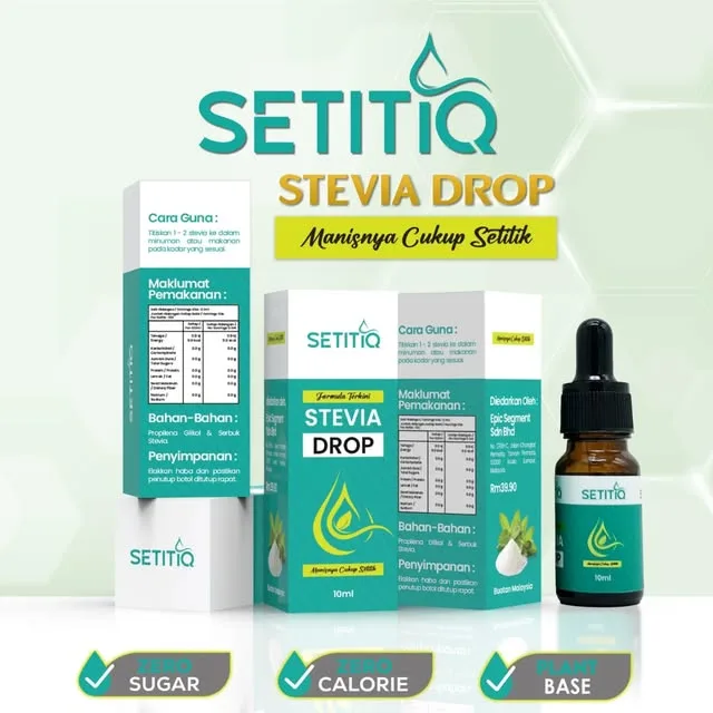 Setitiq Stevia Drop — Packaging by GIA Creative
