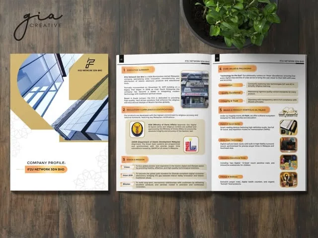 Corporate Company Profile — Brochure by GIA Creative