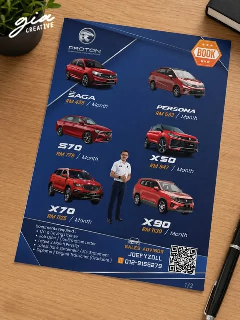 Proton Sales Flyer — Print Ad by GIA Creative