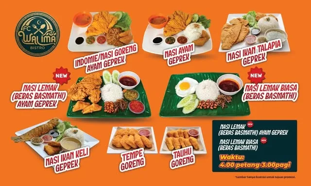 Walima Bistro — Menu Board by GIA Creative